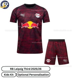 RB Leipzig Third Kids Football Kit 2025_26 (No socks)-front view-b