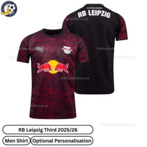 RB Leipzig Third Men Football Shirt 2025_26-over view-b