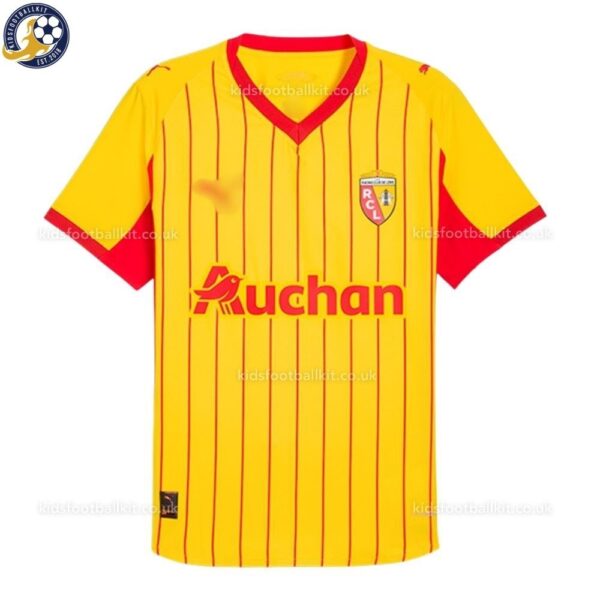 RC Lens Home Men Football Shirt 2025_26 -front view-b
