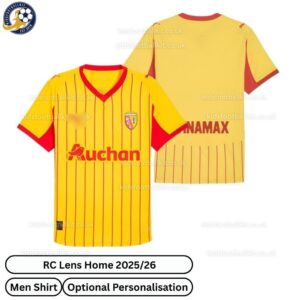 RC Lens Home Men Football Shirt 2025_26-over view-b