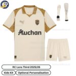 RC Lens Third Kids Football Kit 2025_26-front view-b