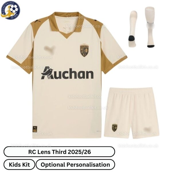 RC Lens Third Kids Football Kit 2025_26-front view-b