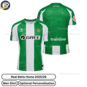 Real Betis Home Men Football Shirt 2025/26 - Over View WITH TAG
