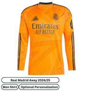 Real Madrid Away Men Football Shirt 2024/25 (Front view)
