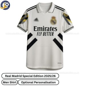 Real Madrid 25/26 White Special Edition Men Football Shirt - TAG