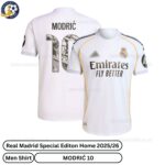 Real Madrid MODRIĆ 10 Home Special Editon Men Football Shirt 2025/26 - Over View WITH TAG