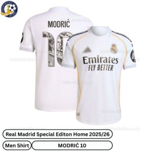Real Madrid MODRIĆ 10 Home Special Editon Men Football Shirt 2025/26 - Over View WITH TAG