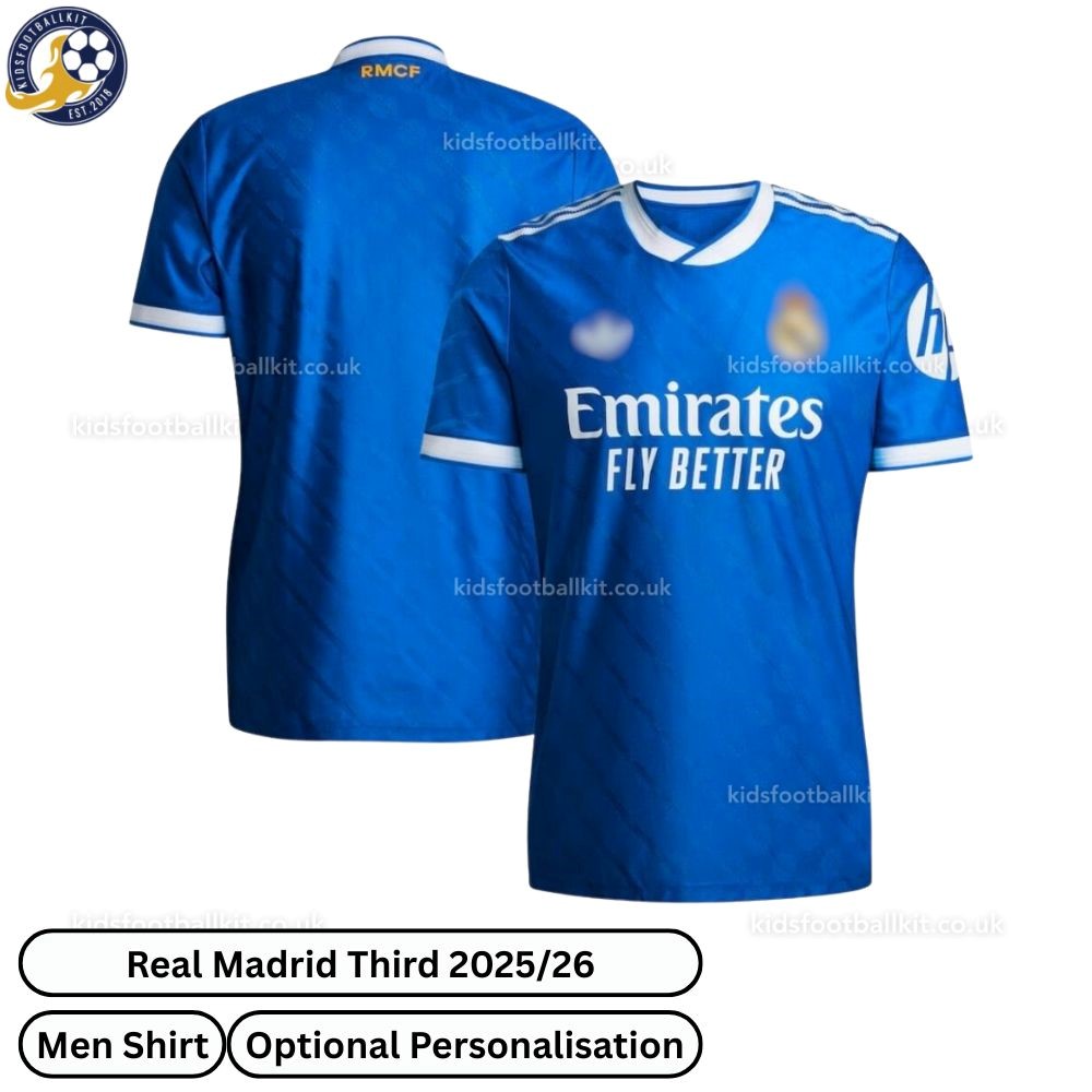 Real Madrid Third Men Football Shirt 2025/26