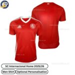 SC Internacional Home Men Football Shirt 2025/26 - Over View WITH TAG