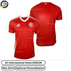 SC Internacional Home Men Football Shirt 2025/26 - Over View WITH TAG