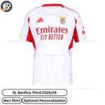 SL Benfica Third Men Football Shirt 2025/26 - Front View WITH TAG