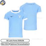 SS Lazio Home Men Football Shirt 2025_26-over view WITH TAG