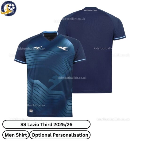 SS Lazio Third Men Football Shirt 2025_26-over view WITH TAG