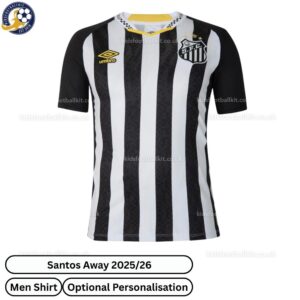 Santos 25/26 Away Men Football Shirt - Front Shirt View - TAG