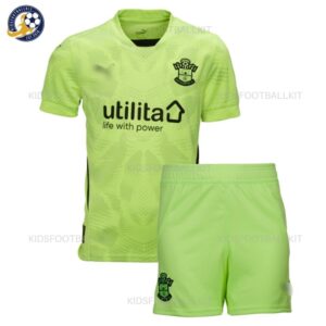 Southampton Goalkeeper Kids Football Kit 2024_25-front view-b