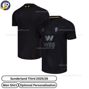 Sunderland Third Men Football Shirt 25_26-over view WITH TAG