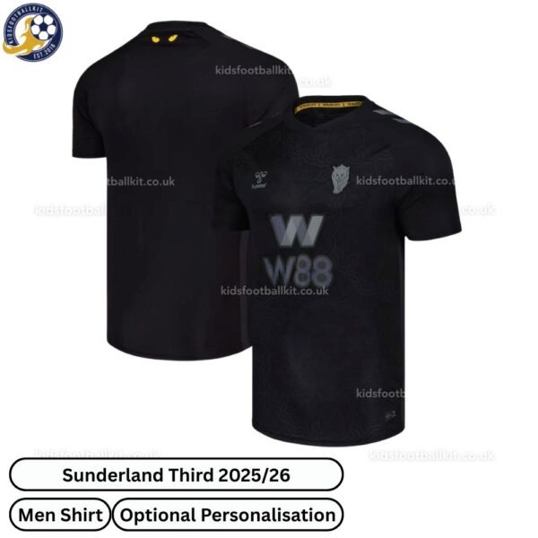 Sunderland Third Men Football Shirt 25_26-over view WITH TAG