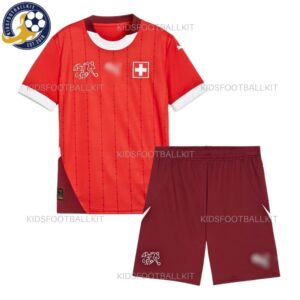 Switzerland Home Kids Football Kit 2024_25-front view-b