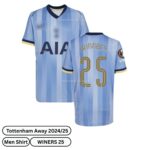 Tottenham Hotspur Away Men Football Shirt 2024/25 - WINNERS 25 (Over view)