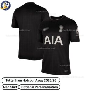 Tottenham Hotspur Away Men Football Shirt 2025/26 - Over View - TAG