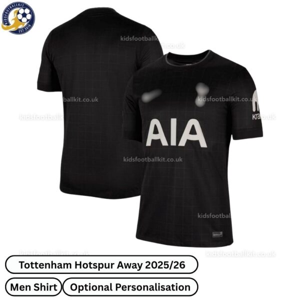 Tottenham Hotspur Away Men Football Shirt 2025/26 - Over View - TAG