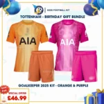 Tottenham goalkeeper kids kits 25_26-orange and purple