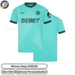 Wolves Away 25 26 Men Football Shirt- over view WITH TAG