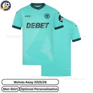 Wolves Away 25 26 Men Football Shirt- over view WITH TAG