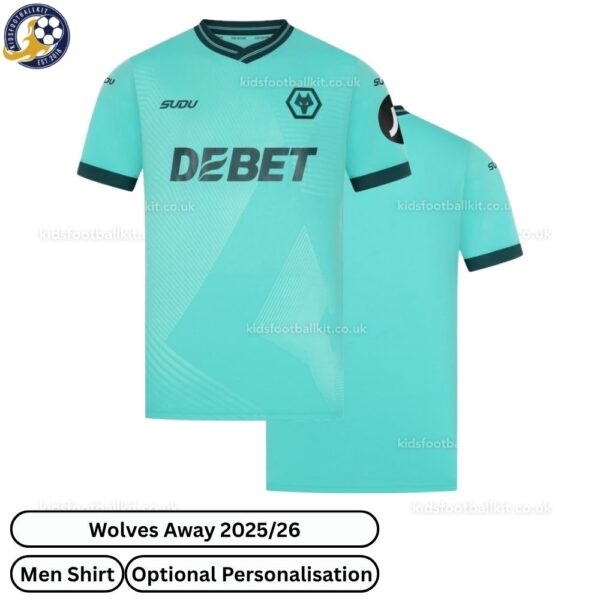Wolves Away 25 26 Men Football Shirt- over view WITH TAG