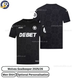 Wolves Goalkeeper Men Football Shirt 25_26-over view WITH TAG