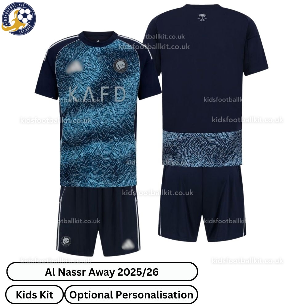 Al Nassr Away Kids Football Kit 2025/26