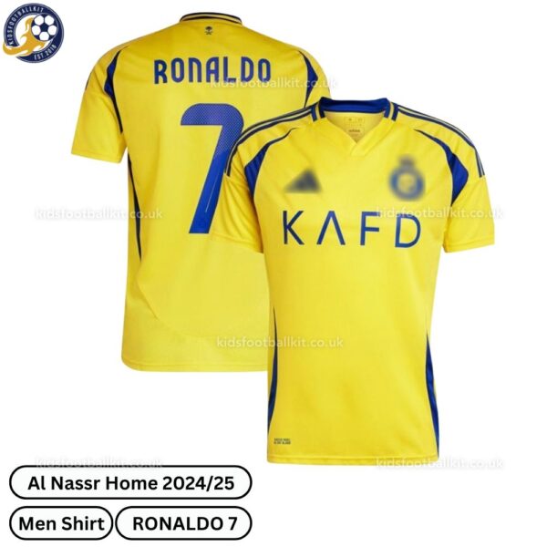 Al Nassr Home Men Football Shirt 2024_25 – RONALDO 7 - over view