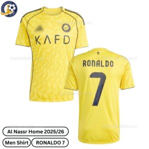 Al Nassr Home Men Football Shirt 2025_26 – RONALDO 7 - over view