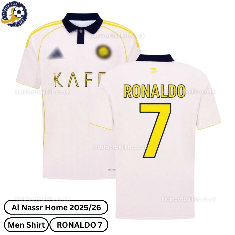 Al Nassr Ronaldo 7 Third Men Shirt 25/26 | Perfect Gift