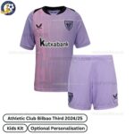 Athletic Club Bilbao Third Kids Football Kit 2024_25 (No Socks)-front view