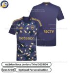 Atlético Boca Juniors Third Men Football Shirt 2025_26-over view