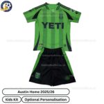 Austin Home Kids Football Kit 2025_26 – Fan version-front view