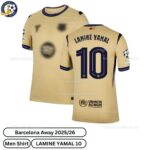 Barcelona Away Men Football Shirt 2025_26 – LAMINE YAMAL 10-over view
