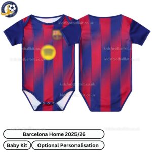Barcelona Home Baby Football Kit 2025_26-over view