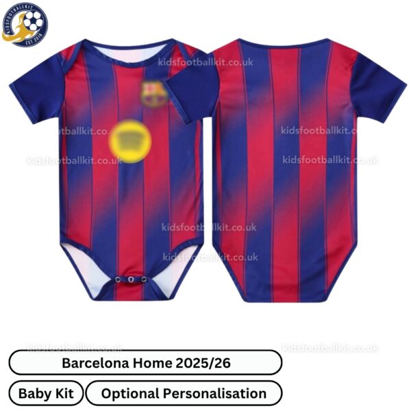 Barcelona Home Baby Football Kit 2025_26-over view