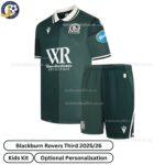 Blackburn Rovers Third Kids Football Kit 2025_26 -front view