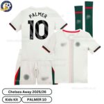 Chelsea Away Kids Football Kit 2025_26 – PALMER 10 -over view with socks