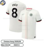 Chelsea Away Men Football Shirt 2025_26 – ENZO 8-over view