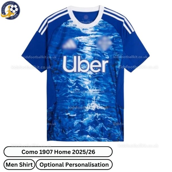 Como 1907 Home Men Football Shirt 2025_26-front view