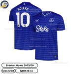 Everton Home Men Football Shirt 2025_26 – NDIAYE 10-over view