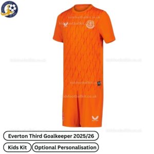 Everton Third Goalkeeper Kids Football Kit 2025_26 - front view