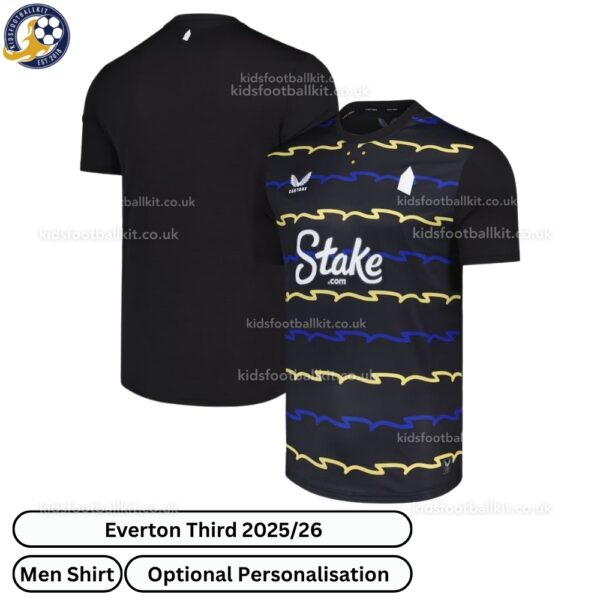 Everton Third Men Football Shirt 2025_26-over view