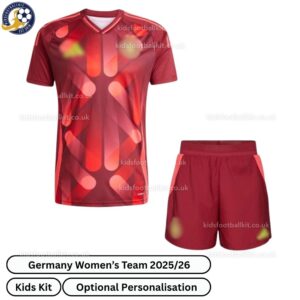 Germany Women’s Team Kids Football Kit 2025_26 – Fan version-front view