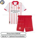 Girona Home Kids Football Kit 2025_26 -front view