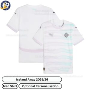 Iceland Away Men Football Shirt 2025_26-over view
